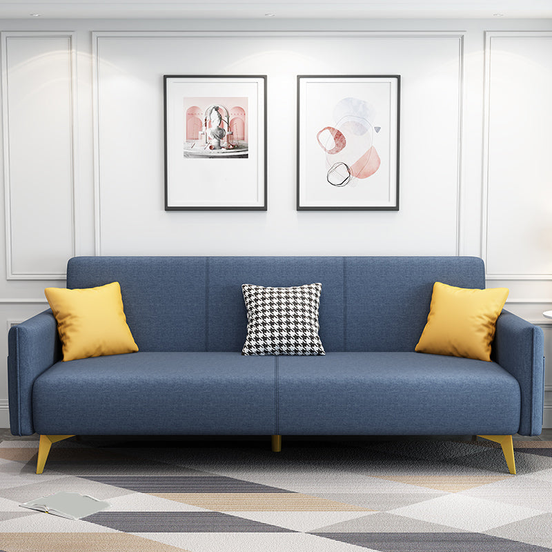 現代の正方形のアームリビングルームファブリックステーショナルシート