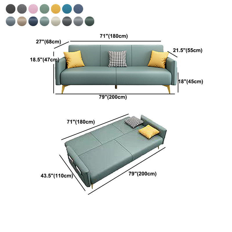 現代の正方形のアームリビングルームファブリックステーショナルシート