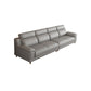 Light-grey Contemporary Sofa Genuine Leather Living Room Sofa & Chaise Clearhalo 'furn' 'furn_sectionals' 'Furniture' 'Living Room Furniture' 'Sectionals' 5421502