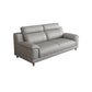 Light-grey Contemporary Sofa Genuine Leather Living Room Sofa & Chaise Clearhalo 'furn' 'furn_sectionals' 'Furniture' 'Living Room Furniture' 'Sectionals' 5421504