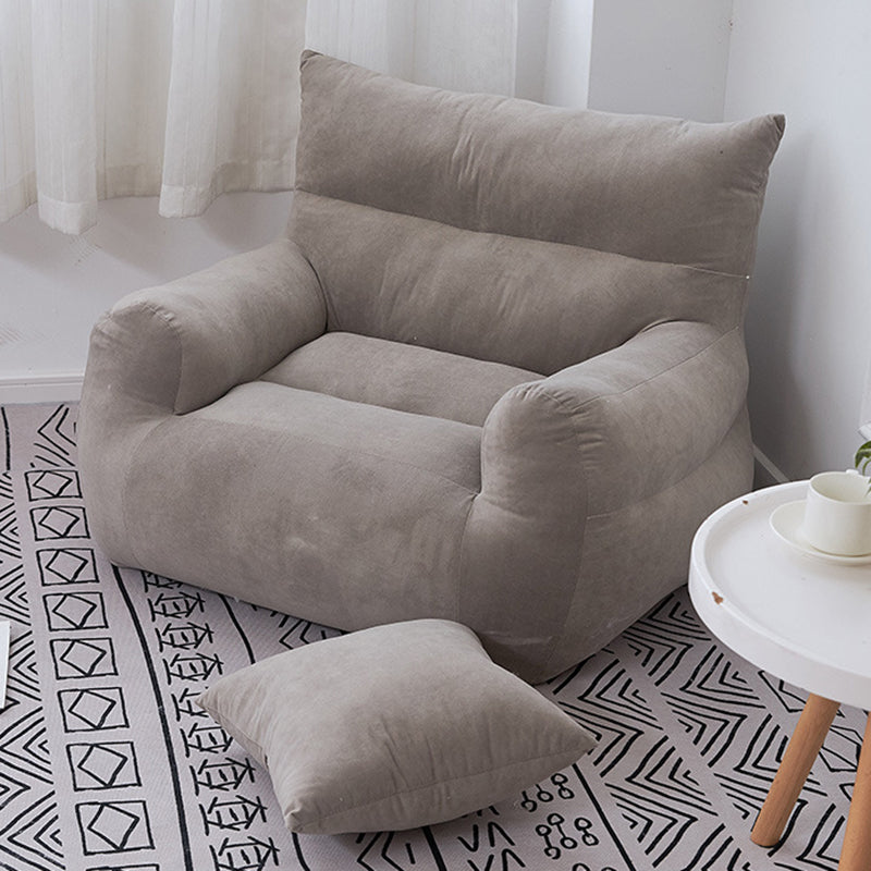 Fabric Chair 32.2" L x21.6 W x23.6"H Arms Included Chair for Living Room Light Grey Clearhalo 'Accent Chairs' 'accent_chairs' 'Chairs & Seating' 'furn' 'furn_accent_chairs' 'Furniture' 'Living Room Furniture' 5421651