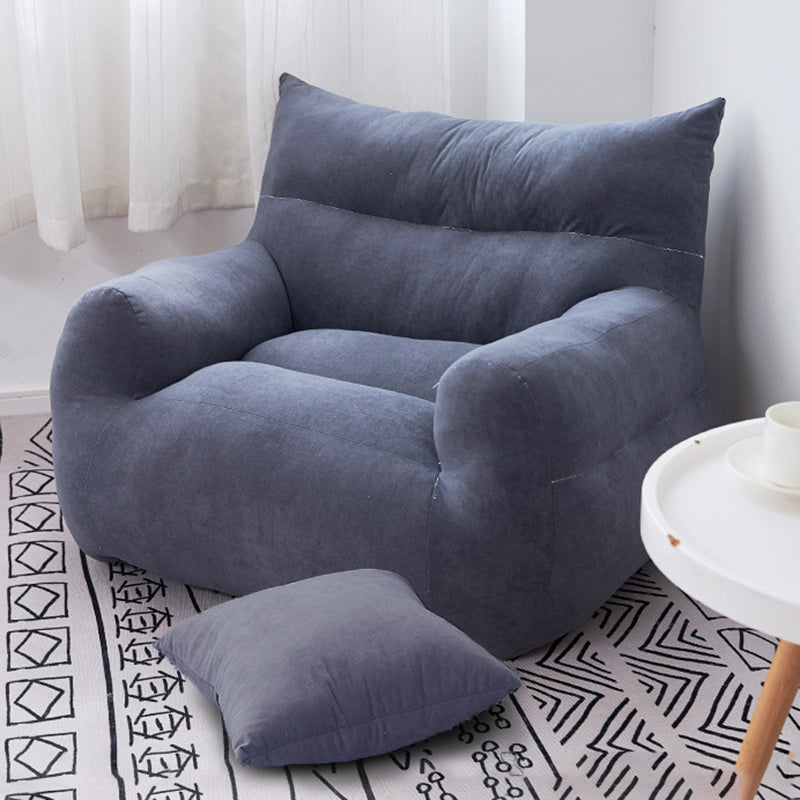 Fabric Chair 32.2" L x21.6 W x23.6"H Arms Included Chair for Living Room Gray Clearhalo 'Accent Chairs' 'accent_chairs' 'Chairs & Seating' 'furn' 'furn_accent_chairs' 'Furniture' 'Living Room Furniture' 5421654