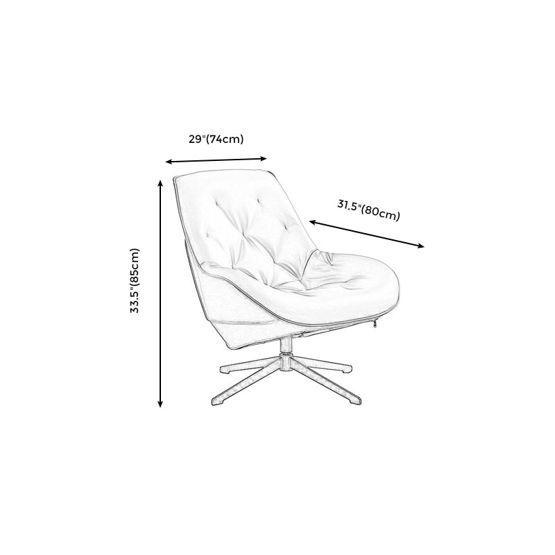 Faux lederen stoel 29.1 "L X31.4W X33.4" H Arms Inclusief stoel