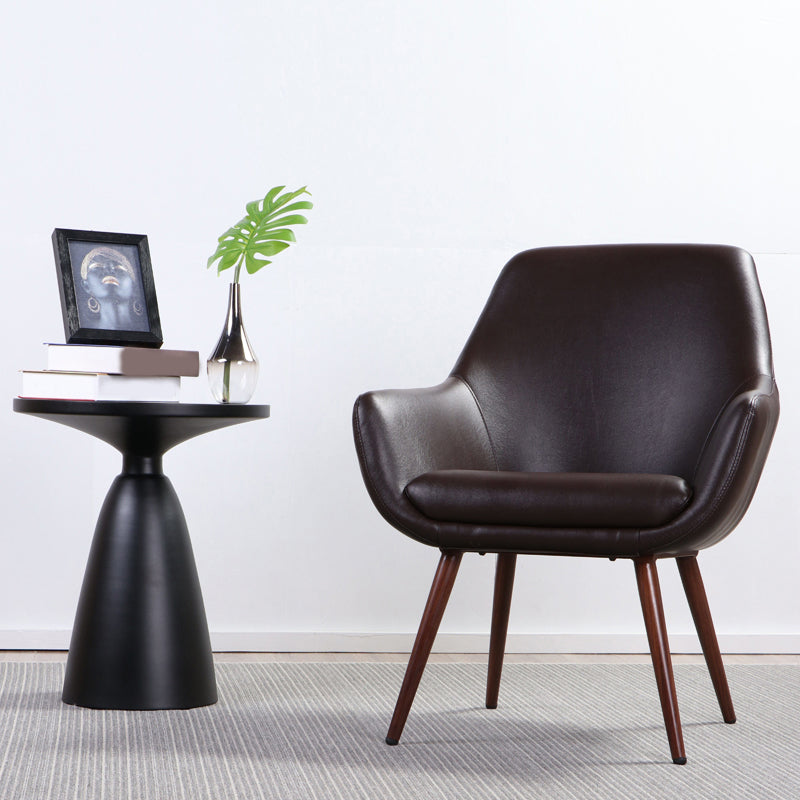 Strakke achterstoelarmen omvatten accentstoel 25.20 "w √ó 26.77" l √ó 33.46 "h