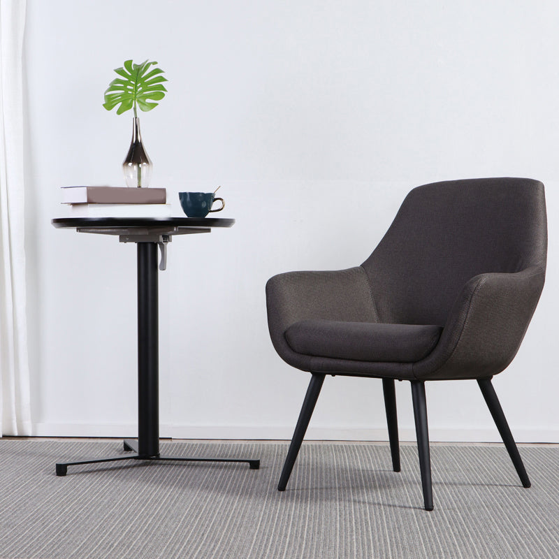 Strakke achterstoelarmen omvatten accentstoel 25.20 "w √ó 26.77" l √ó 33.46 "h