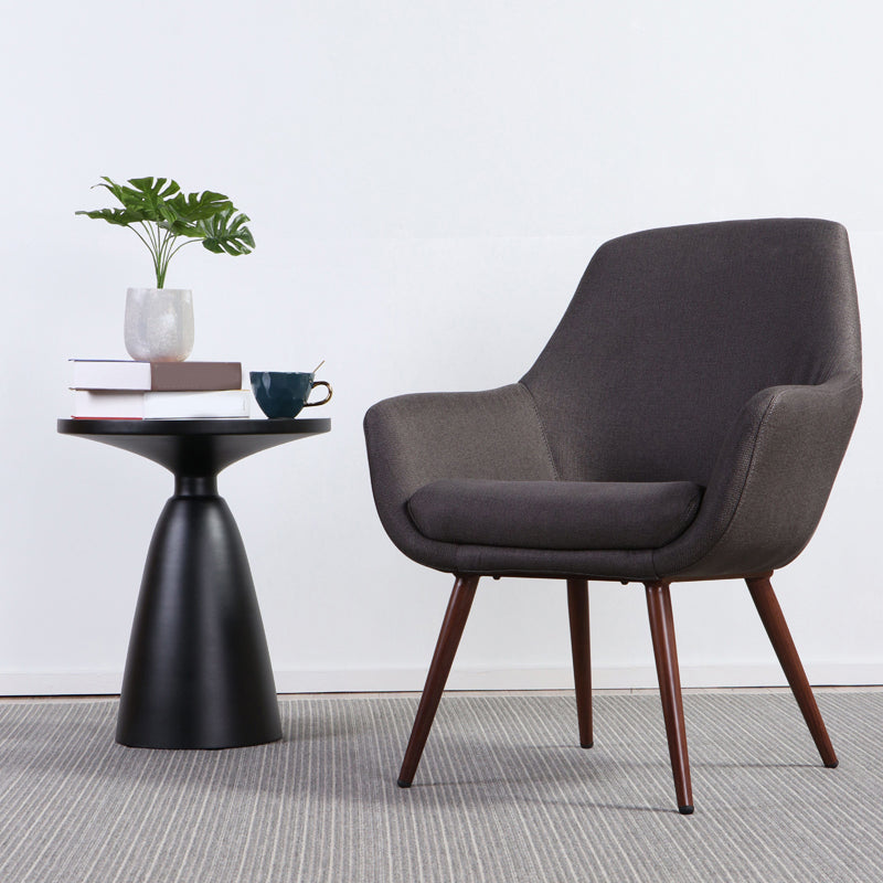 Strakke achterstoelarmen omvatten accentstoel 25.20 "w √ó 26.77" l √ó 33.46 "h