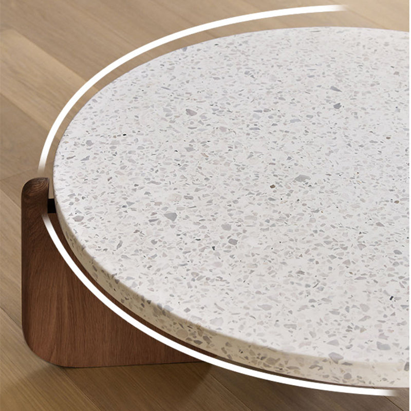 French Country Round Cocktail Table Wood 3 Legs Coffee Table Clearhalo 'Coffee & Accent Tables' 'Coffee Tables' 'coffee_tables' 'furn' 'furn_coffee_tables' 'Furniture' 'Living Room Furniture' 5421796