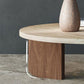 French Country Round Cocktail Table Wood 3 Legs Coffee Table Clearhalo 'Coffee & Accent Tables' 'Coffee Tables' 'coffee_tables' 'furn' 'furn_coffee_tables' 'Furniture' 'Living Room Furniture' 5421797