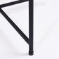 Cross Legs Tray Top Coffee Table Round Metallic Cocktail Table Clearhalo 'Coffee & Accent Tables' 'Coffee Tables' 'coffee_tables' 'furn' 'furn_coffee_tables' 'Furniture' 'Living Room Furniture' 5421812