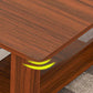 Rectangular Wooden 4 Legs Coffee Cocktail Table with Storage Shelf Clearhalo 'Coffee & Accent Tables' 'Coffee Tables' 'coffee_tables' 'furn' 'furn_coffee_tables' 'Furniture' 'Living Room Furniture' 5421850