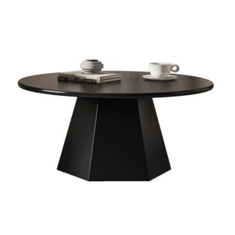 IJzerwerk zwart/wit voetstuk Basis Design ronde salontafel