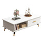 Modern Rectangular Coffee Table with Storage Wooden 4 Legs Cocktail Table Clearhalo 'Coffee & Accent Tables' 'Coffee Tables' 'coffee_tables' 'furn' 'furn_coffee_tables' 'Furniture' 'Living Room Furniture' 5421914