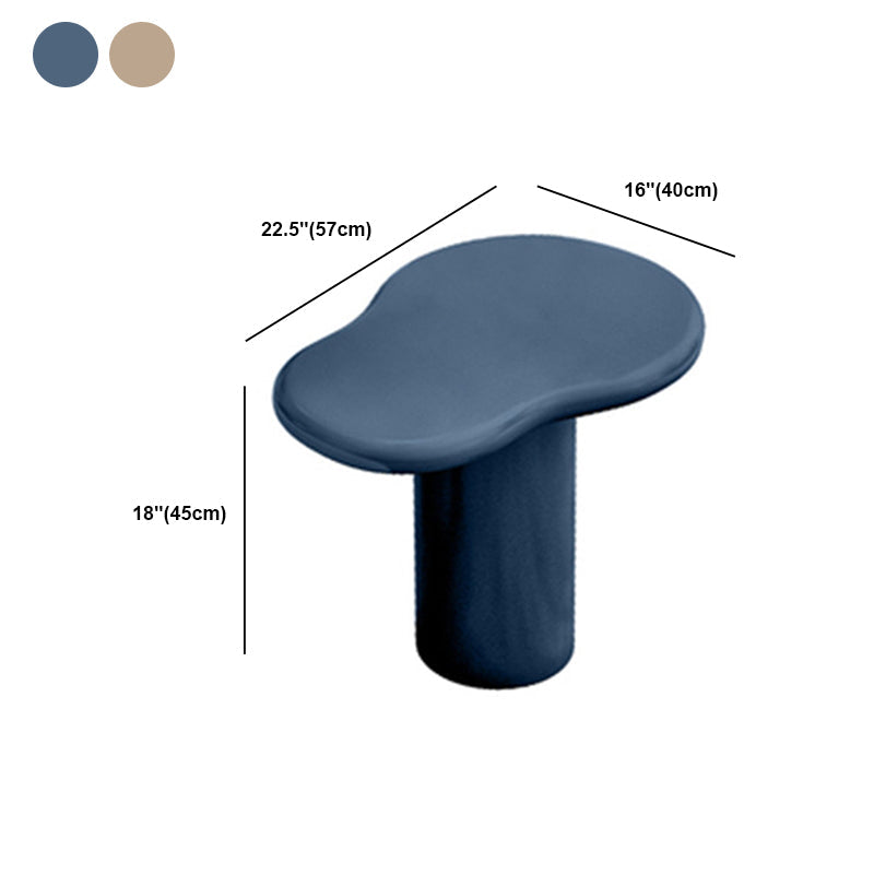 Pedestal de mesa de café de madera geométrica nórdica 1 mesa de cóctel individual