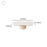 Pedestal de mesa de café de madera geométrica nórdica 1 mesa de cóctel individual