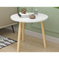 Modern White/yellow/black/pink Round End Table Wooden Tripod Sofa Side Table