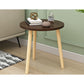 Modern White/yellow/black/pink Round End Table Wooden Tripod Sofa Side Table