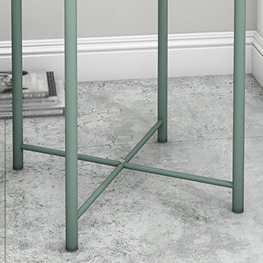 4 gambe design base in acciaio carbone bianco/verde/nero/giallo latello rotondo