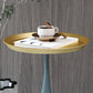 Modern Style Blue/gold/black Metal Base Metal Tray Round Side Table Clearhalo 'Coffee & Accent Tables' 'End & Side Tables' 'end_side_tables' 'furn' 'furn_end_side_tables' 'Furniture' 'Living Room Furniture' 5422270