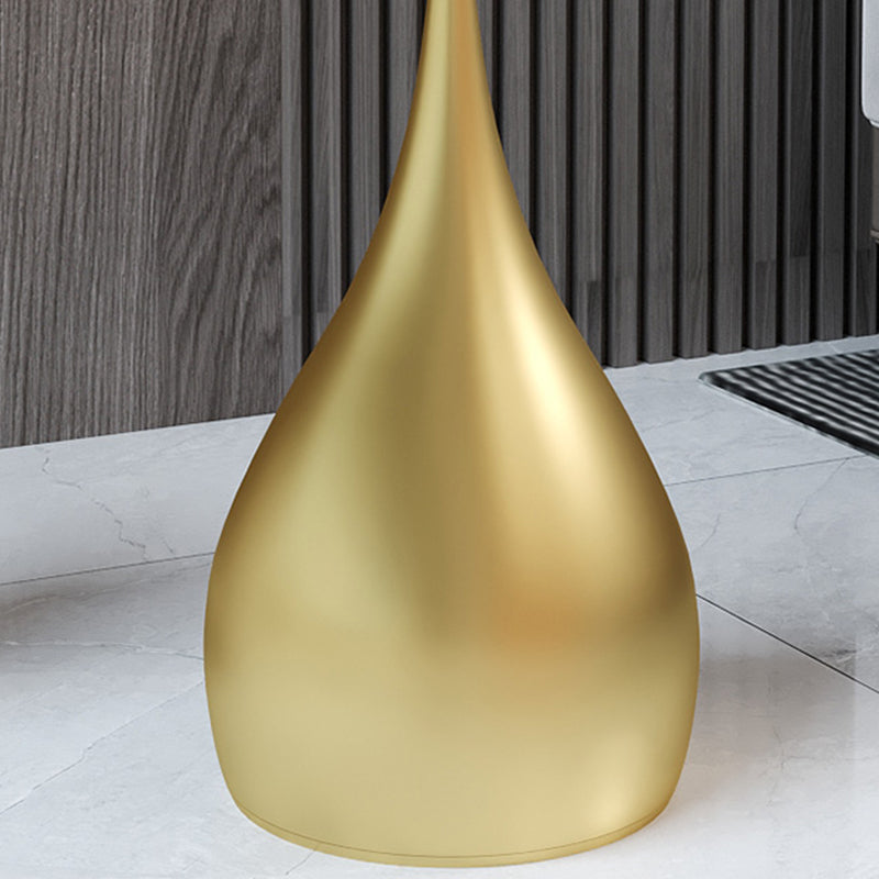 Modern Style Blue/gold/black Metal Base Metal Tray Round Side Table Clearhalo 'Coffee & Accent Tables' 'End & Side Tables' 'end_side_tables' 'furn' 'furn_end_side_tables' 'Furniture' 'Living Room Furniture' 5422272