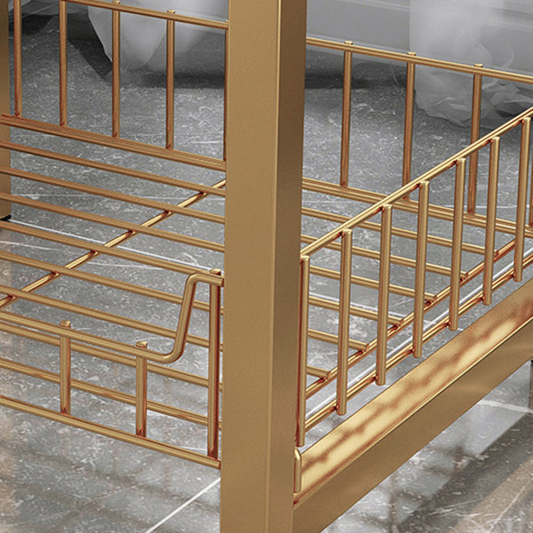 Table de nuit moderne avec table de nuit en métal de 12 "de largeur avec panier