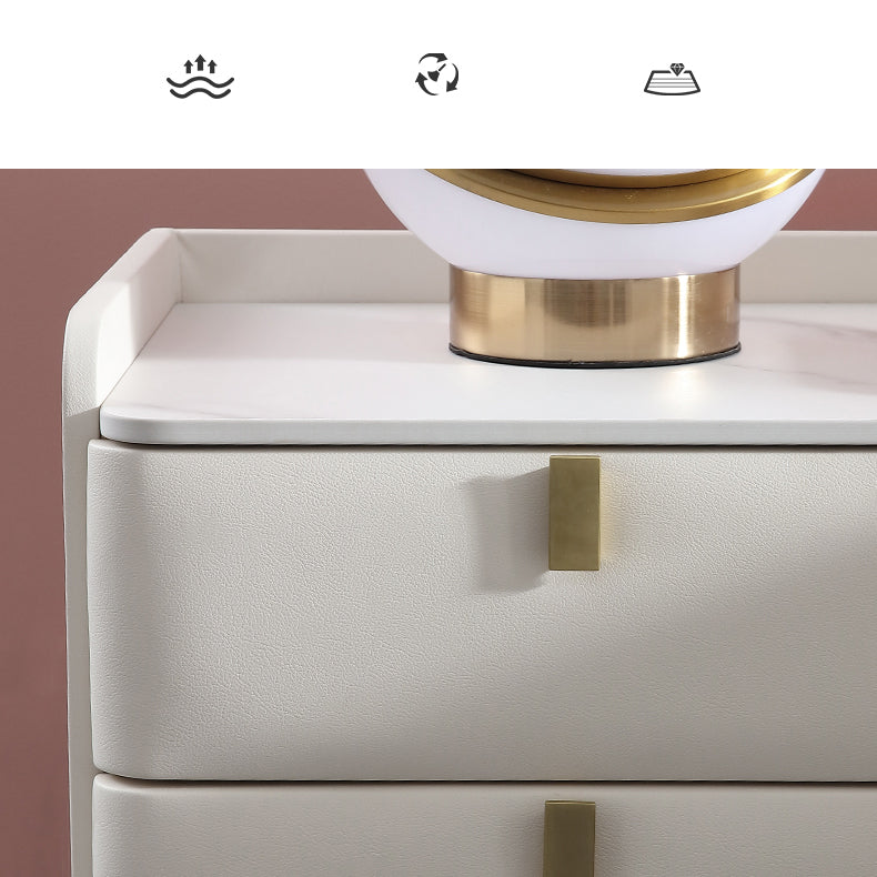 Glam Wood Solid Wood Night-Artanding Night-Stand 20 "de altura Mesa y piernas de altura