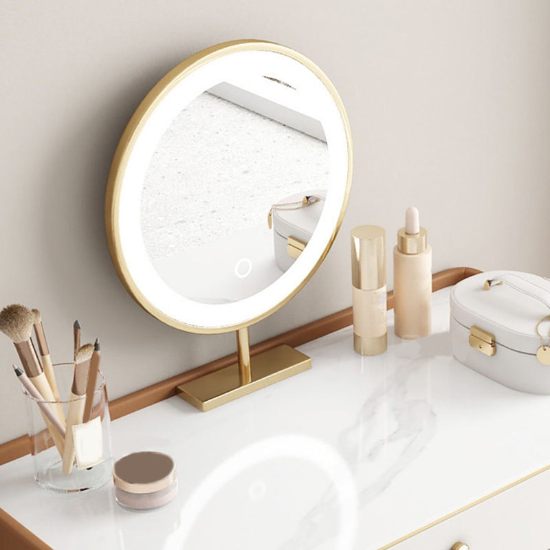 Stile glam Off-White Slate Sottopop Wall montato con 1/2 Cassetto del cassetto