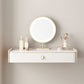 Stile glam Off-White Slate Sottopop Wall montato con 1/2 Cassetto del cassetto