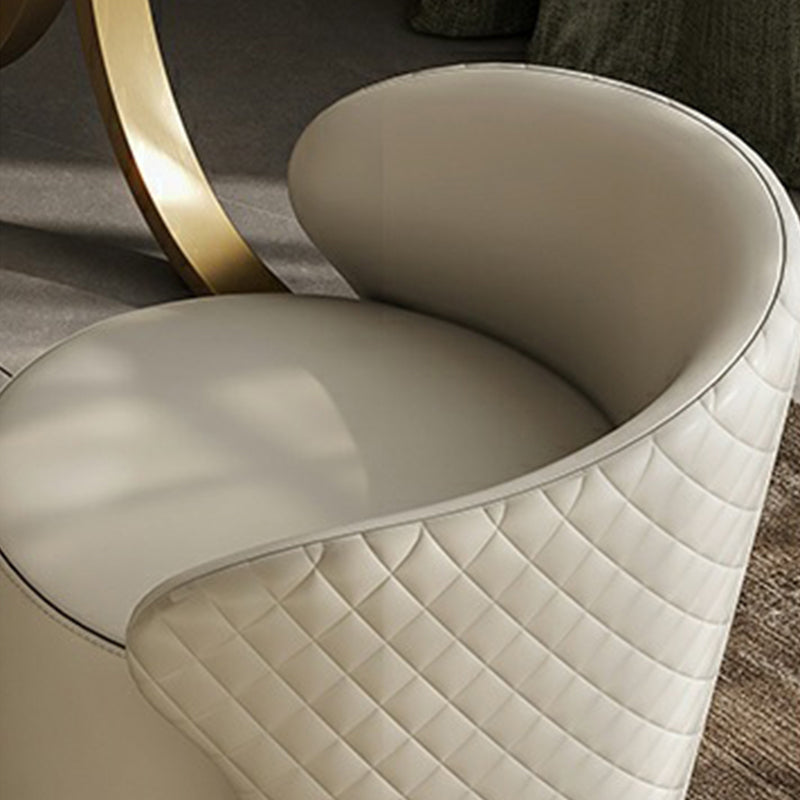 1 Drawer, 29.53" High Vanity Set with Stool, Stone Top Dresser