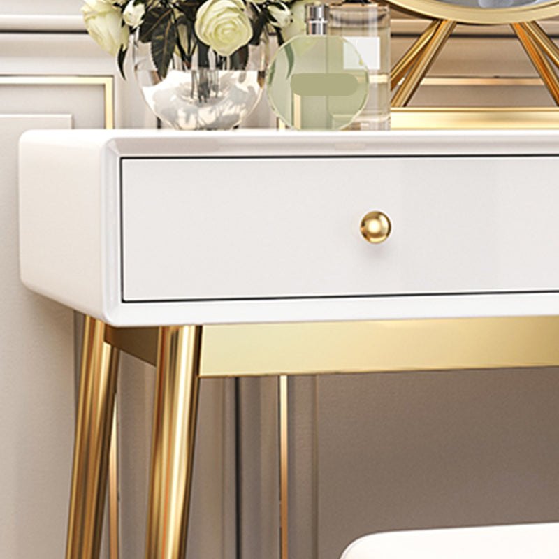 29.5 "高さウッドブルー/ホワイトメイクの引き出しと鏡付きの洗面化粧台