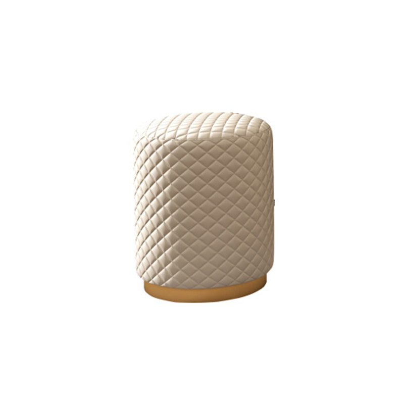 Bureau de vanité en pierre avec 6 tiroirs, blanc métallique / gris, 15,75 "d x 30,71" H