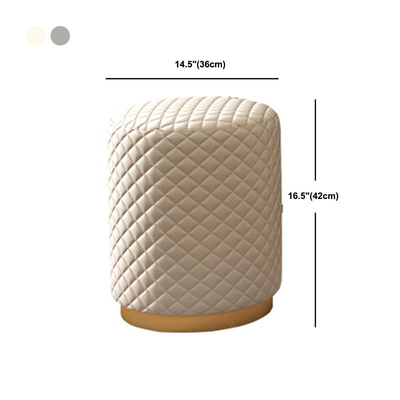 Bureau de vanité en pierre avec 6 tiroirs, blanc métallique / gris, 15,75 "d x 30,71" H