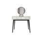 29.5 "Altura tocador de maquillaje de madera blanca con cajón para dormitorio