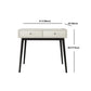 29.5" Height White Wooden Top Make-up Vanity with Drawer for Bedroom