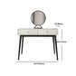 29.5" Height White Wooden Top Make-up Vanity with Drawer for Bedroom