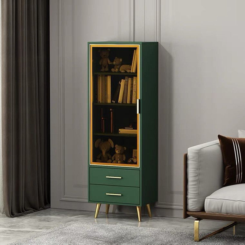 Modern Rectangle Accent Cabinet with Straight Legs and 2 Drawers Clearhalo 'Cabinets & Chests' 'cabinets_chests' 'furn' 'furn_cabinets_chests' 'Furniture' 'Living Room Furniture' 5422756