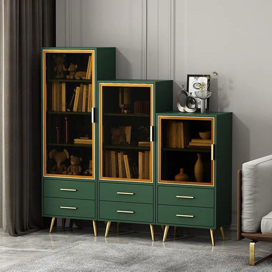 Modern Rectangle Accent Cabinet with Straight Legs and 2 Drawers Clearhalo 'Cabinets & Chests' 'cabinets_chests' 'furn' 'furn_cabinets_chests' 'Furniture' 'Living Room Furniture' 5422758
