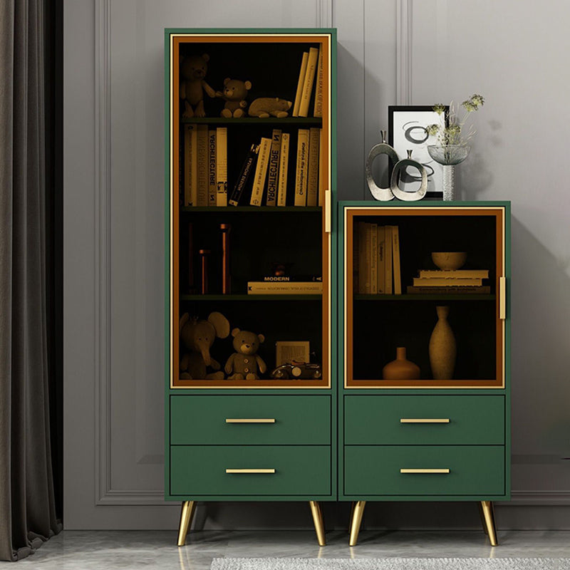 Modern Rectangle Accent Cabinet with Straight Legs and 2 Drawers Clearhalo 'Cabinets & Chests' 'cabinets_chests' 'furn' 'furn_cabinets_chests' 'Furniture' 'Living Room Furniture' 5422776
