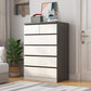 Modern Rectangle Accent Chest with 3/4/5/6 Drawers Chest 23.62" Long Clearhalo 'Cabinets & Chests' 'cabinets_chests' 'furn' 'furn_cabinets_chests' 'Furniture' 'Living Room Furniture' 5422784