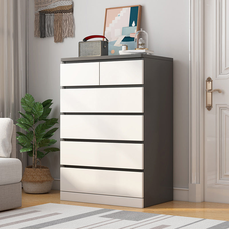 Modern Rectangle Accent Chest with 3/4/5/6 Drawers Chest 23.62" Long Clearhalo 'Cabinets & Chests' 'cabinets_chests' 'furn' 'furn_cabinets_chests' 'Furniture' 'Living Room Furniture' 5422784