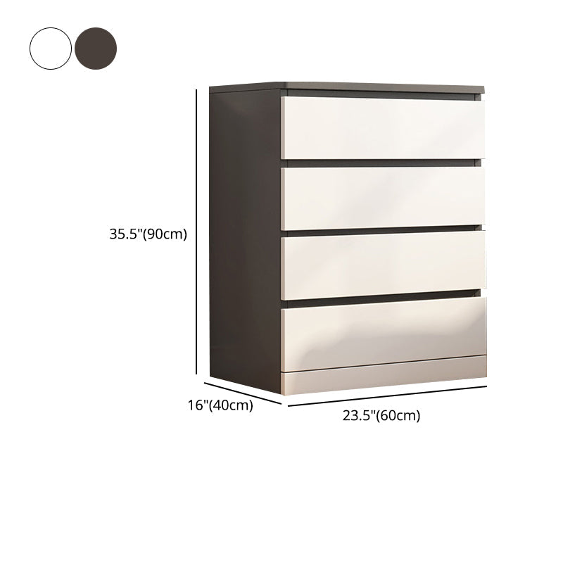 Modern Rectangle Accent Chest with 3/4/5/6 Drawers Chest 23.62" Long Clearhalo 'Cabinets & Chests' 'cabinets_chests' 'furn' 'furn_cabinets_chests' 'Furniture' 'Living Room Furniture' 5422803