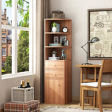 Scratch Resistant Accent Cabinet with 0/1/2 Drawers and Shelves