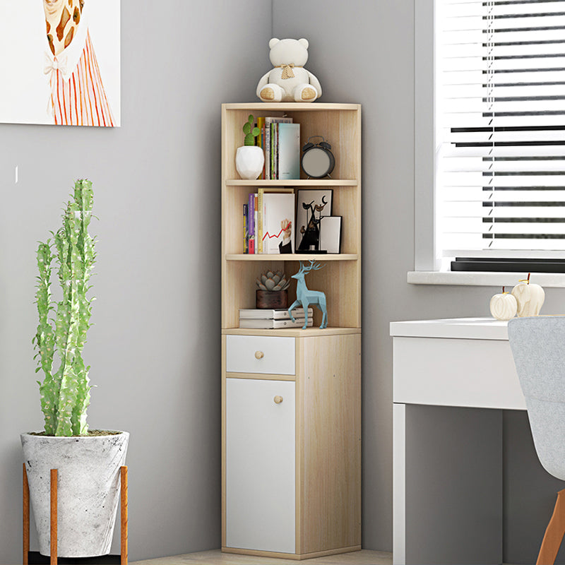 Scratch Resistant Accent Cabinet with 0/1/2 Drawers and Shelves