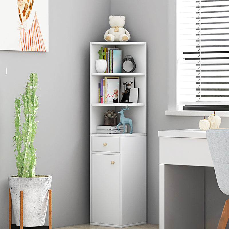 Scratch Resistant Accent Cabinet with 0/1/2 Drawers and Shelves