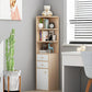 Scratch Resistant Accent Cabinet with 0/1/2 Drawers and Shelves