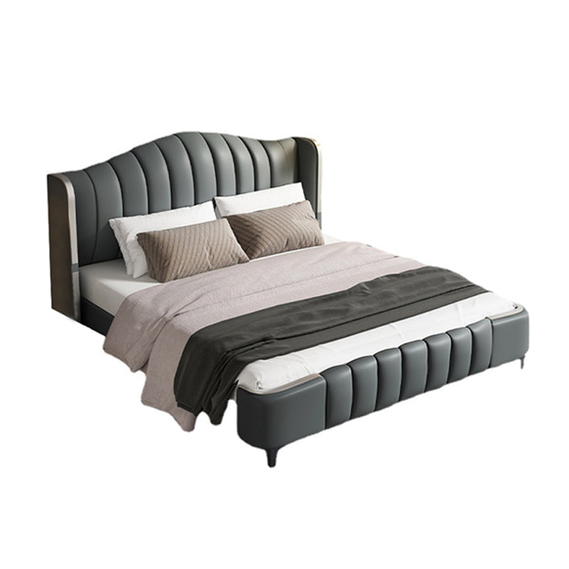 Style de style glamour tête de lit en cuir matériau en cuir éponge rempli de choix multicolore