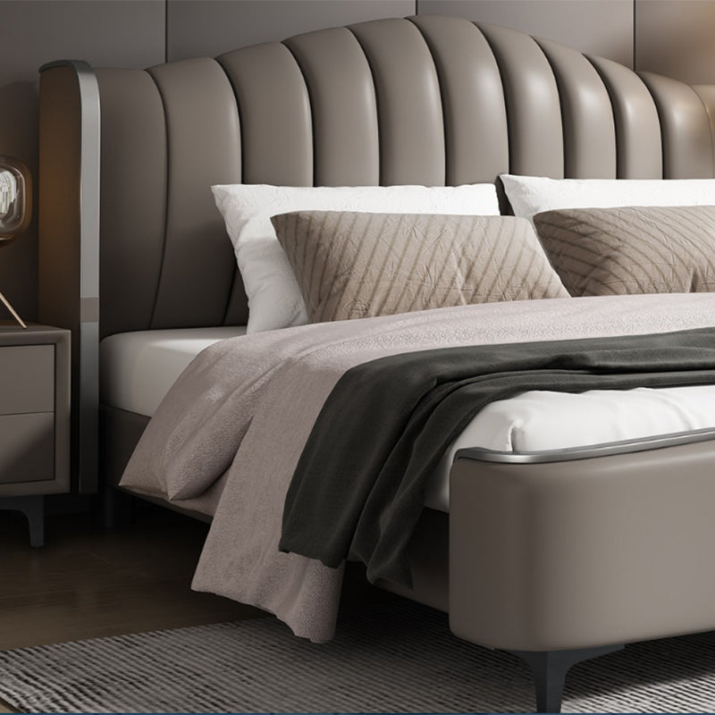 Style de style glamour tête de lit en cuir matériau en cuir éponge rempli de choix multicolore