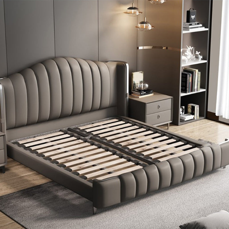 Style de style glamour tête de lit en cuir matériau en cuir éponge rempli de choix multicolore