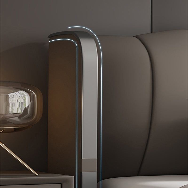 Style de style glamour tête de lit en cuir matériau en cuir éponge rempli de choix multicolore