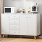 Sideboard in legno ingegnerizzato contemporaneo con cassetti e conservazione