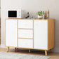 Sideboard in legno ingegnerizzato contemporaneo con cassetti e conservazione